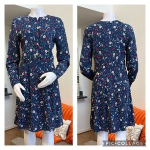 ❣️🆕oodji collection blue floral print dress❣️